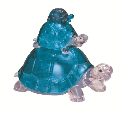 Creative minds 37 Pc Crystal Puzzle - Blue Turtles