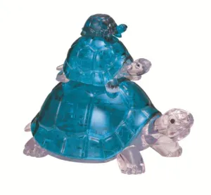 Creative minds 37 Pc Crystal Puzzle - Blue Turtles