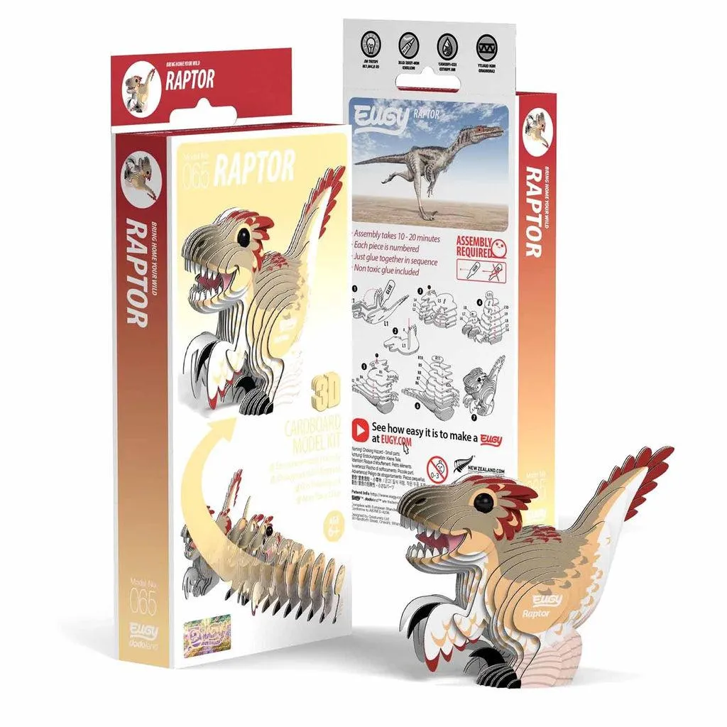 Young explorers Creative time for curious minds Raptor 3D Puzzle