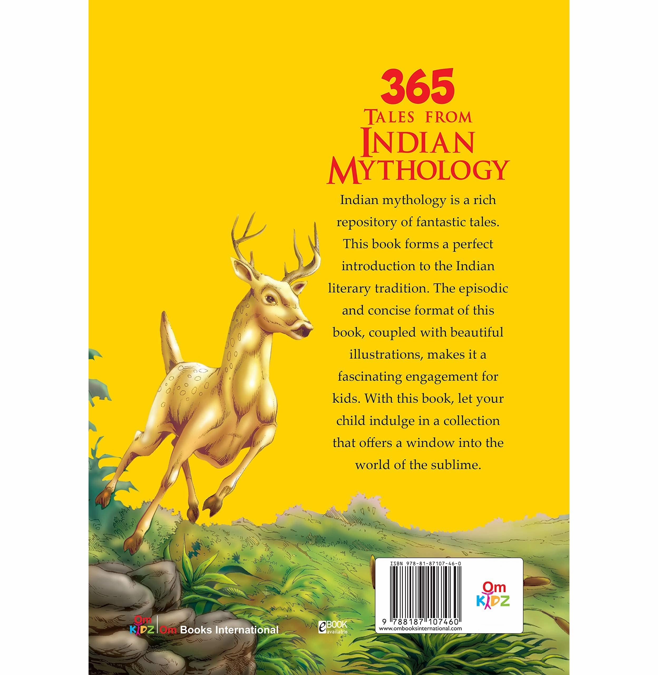 Young explorers Discover & grow Story Books : 365 Tales From Indian Mythology (Indian Mythology For Children) (365 Series) [Hardcover] Om Books Editorial Team