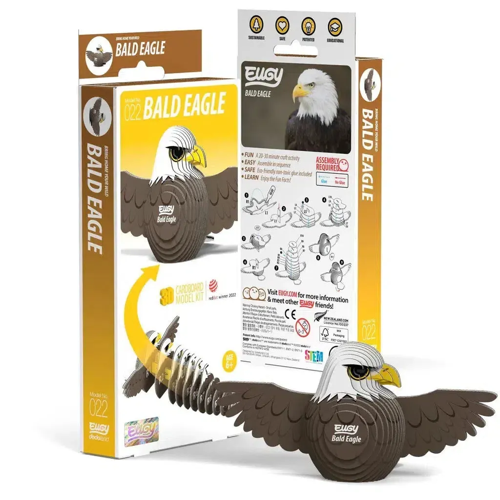 Growing minds Preschool minds Bald Eagle 3D Puzzle