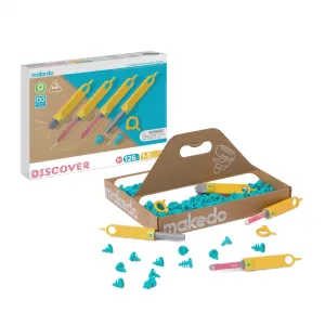 Makedo Cardboard Construction Set - Discover 126 Pcs Engaging young minds Learn & grow