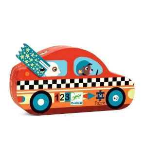 Discover & grow The Racing Car 16Pc