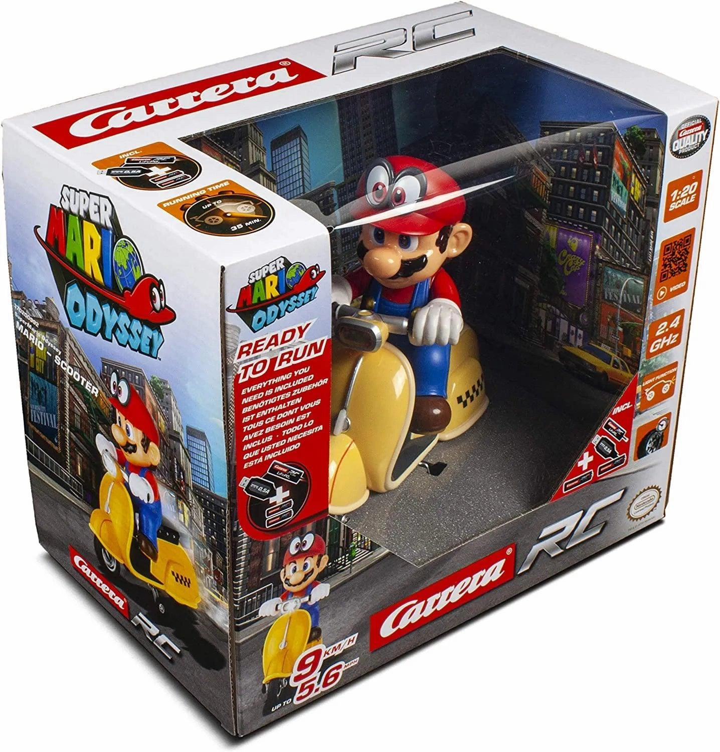 Carrera Super Mario Odyssey Scooter Mario Young minds at work