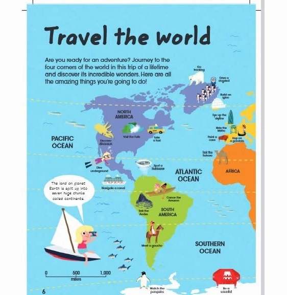 Exploration made fun Little hands Factivity: Awesome Atlas (Discover The Facts Do The Activity) : Reference Book : Nonfiction & Activity For Ages 8  Parragon
