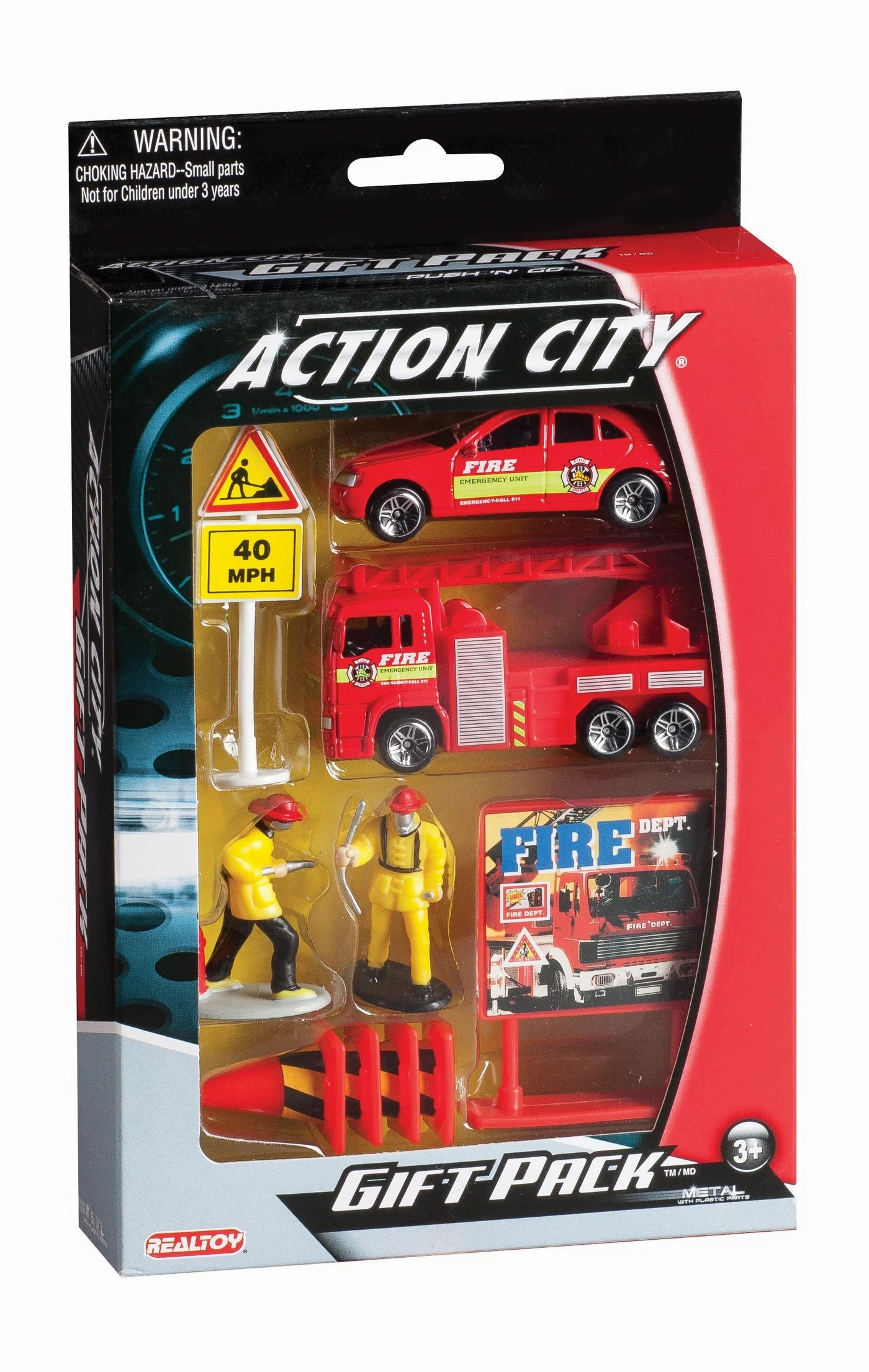 Kids essentials Growth tools Fire Department 10 Piece Gift Set
