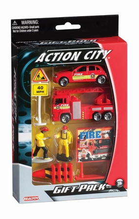 Kids essentials Growth tools Fire Department 10 Piece Gift Set