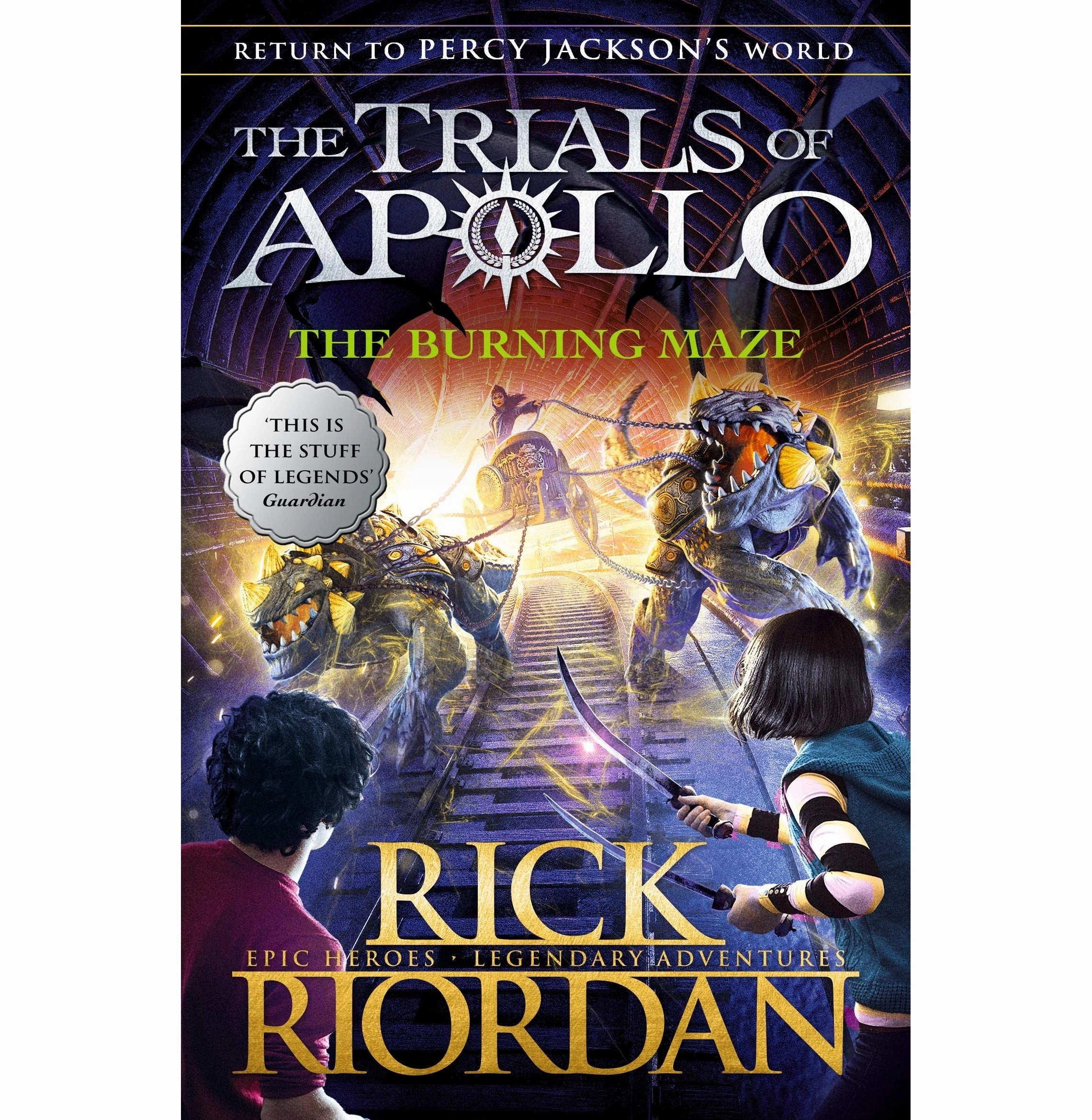 The Burning Maze (The Trials Of Apollo B [Paperback] Rick Riordan Smart activities for young learners