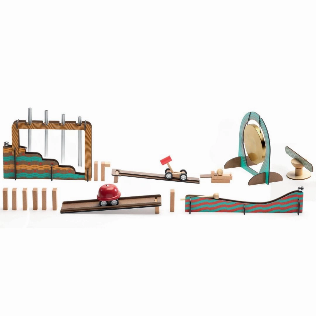 Zig & Go Wooden Music Building Game - 52 Piece Set Tiny thinkers Growing minds