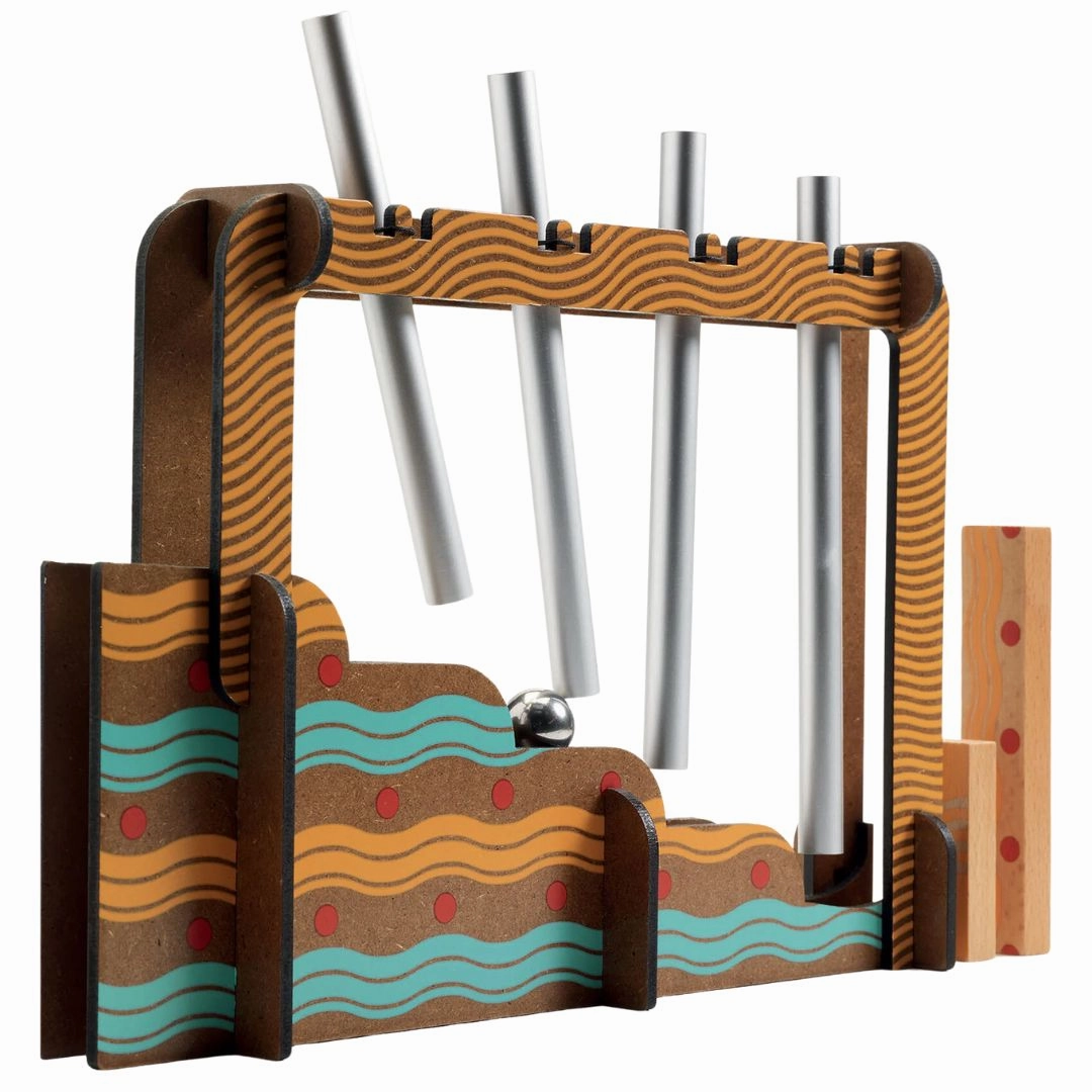 Busy kids Zig & Go Wooden Music Building Game - 52 Piece Set