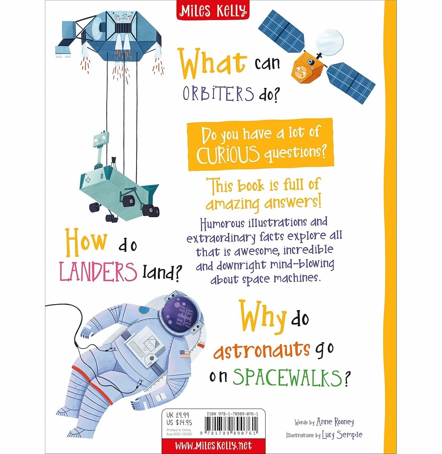 Curious Questions & Answers About Space Machines (Lots To Spot) [Hardcover] Rooney Anne Play-based education