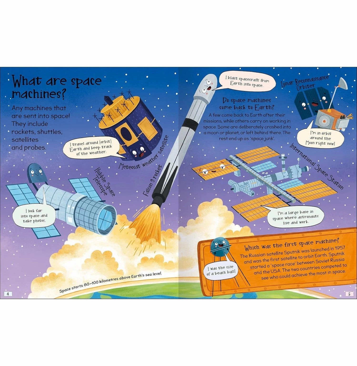 Curious Questions & Answers About Space Machines (Lots To Spot) [Hardcover] Rooney Anne Tiny thinkers Child development
