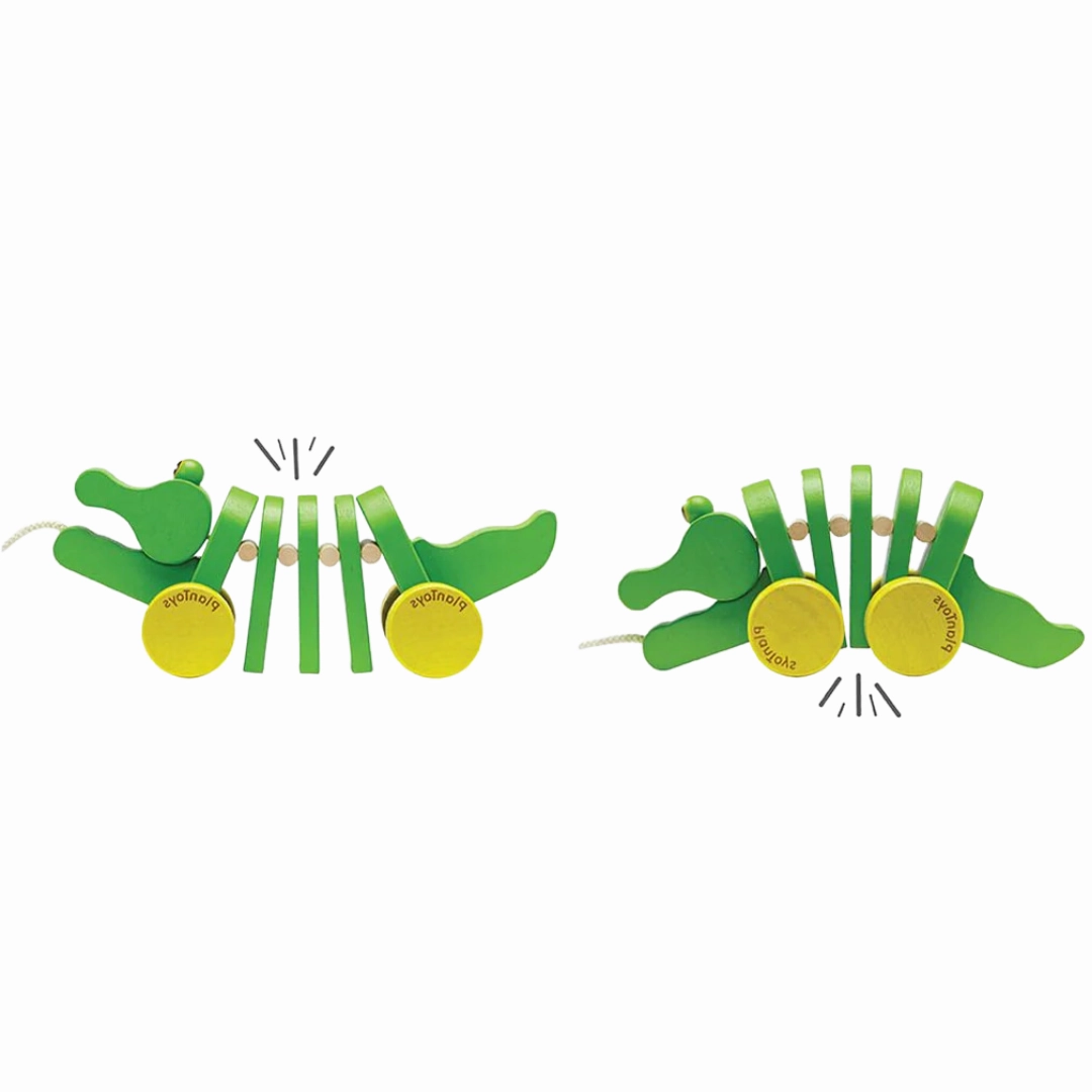Dancing Alligator Wooden Pull Toy Parent-approved learning
