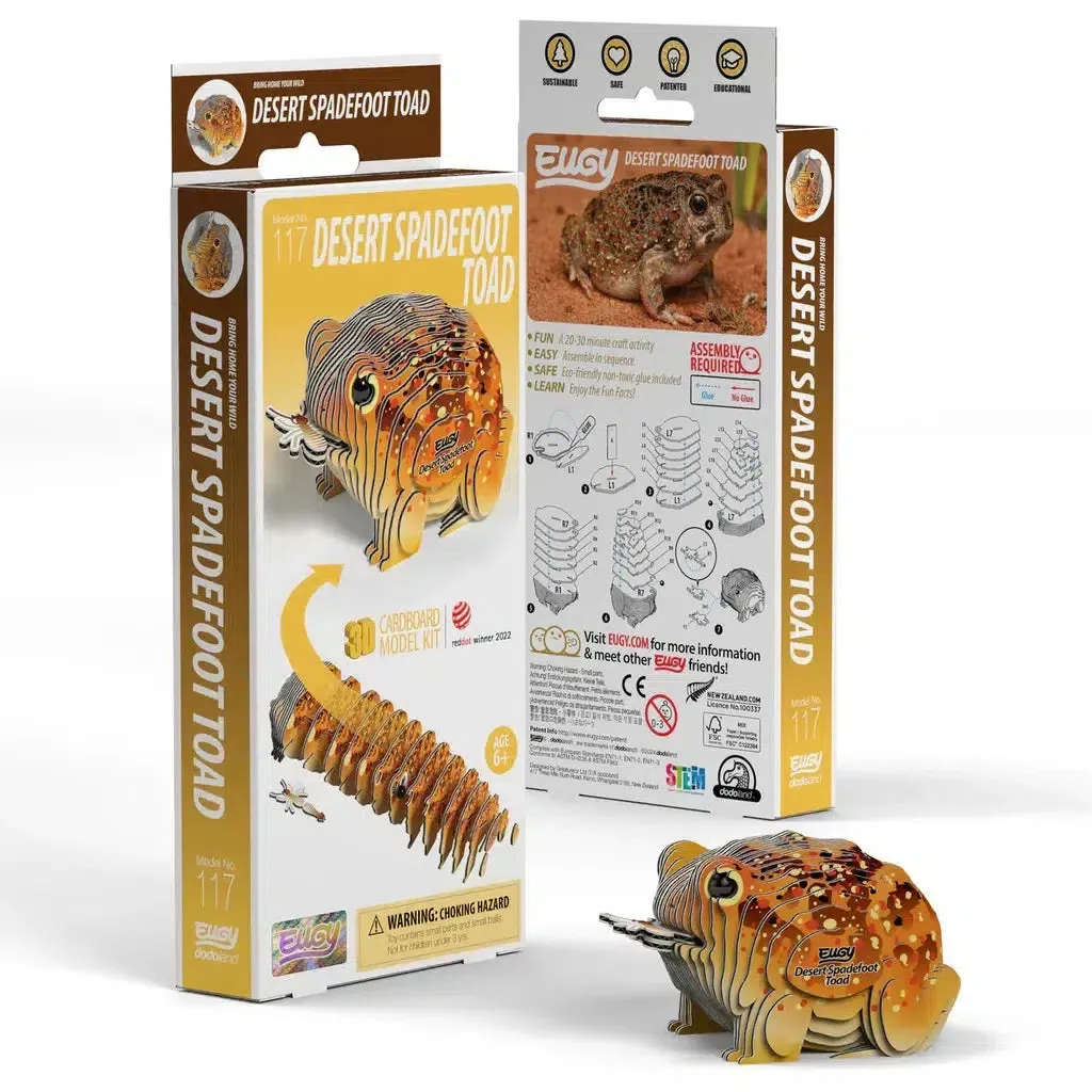 Desert Spadefoot Toad 3D Puzzle Learning fun Learning tools