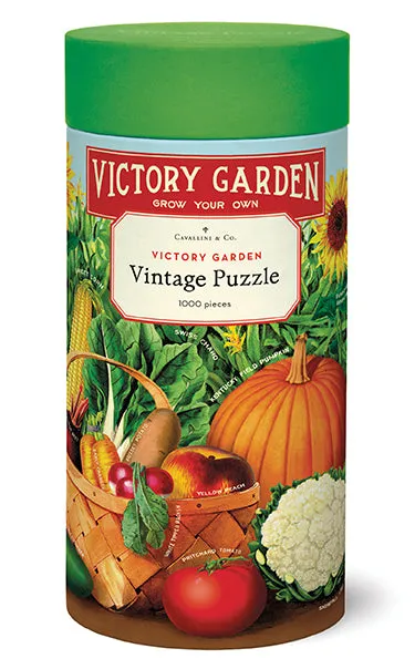 Tiny thinkers Exploration made fun Cavallini & Co. Victory Garden 1000 Piece Puzzle