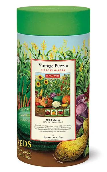 Learning fun Fun-based learning Cavallini & Co. Victory Garden 1000 Piece Puzzle