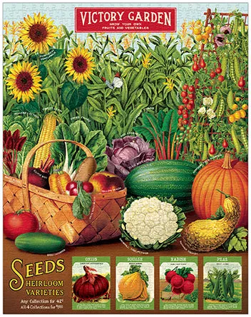 Cavallini & Co. Victory Garden 1000 Piece Puzzle Busy kids Play & learn