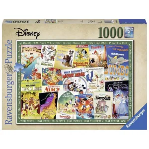 Fun for curious minds Little learners Disney Vintage Movie Posters, 1000Pc