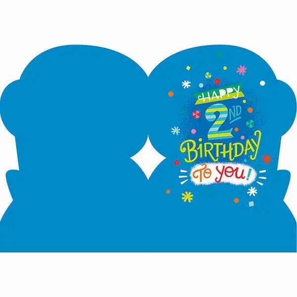 2Nd Birthday Foil Card Discover & grow
