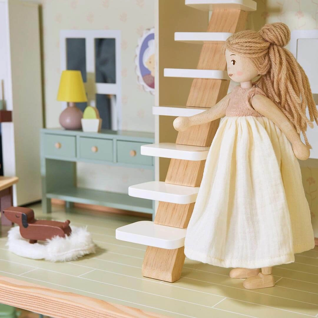 Ferne Wooden Doll Busy kids