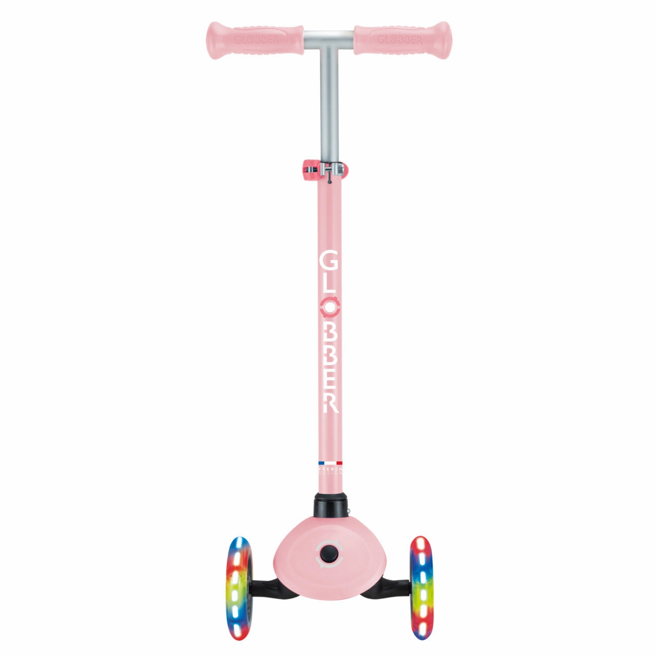 Globber Primo Lights V2 Scooter - Pastel Pink / Coral Pink (3 - 7Y ) Little learners Young explorers