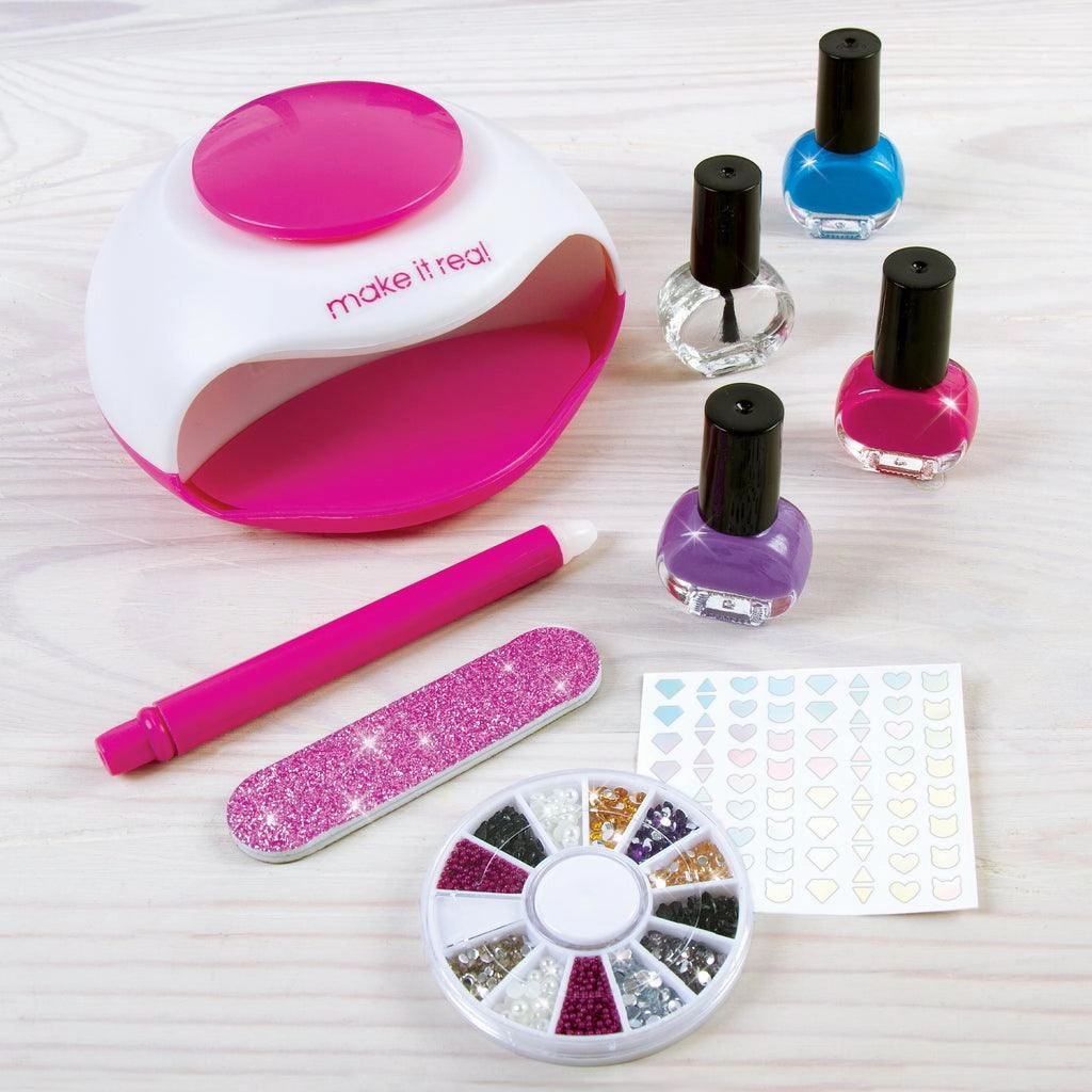 Make It Real Glitter Dream Nail Spa Happy hands
