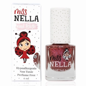 Miss Nella Shazam Glitter 4Ml Peel Off Kids Nail Polish Imaginative play