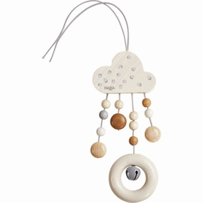 Wooden Dangling Figure Dots With Bell Busy kids Young minds at work