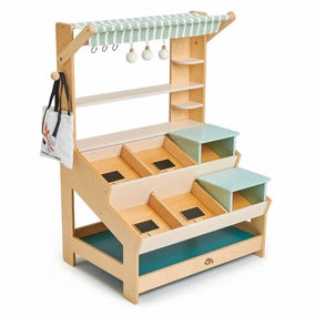Little learners Designed for development Wooden Market Stall