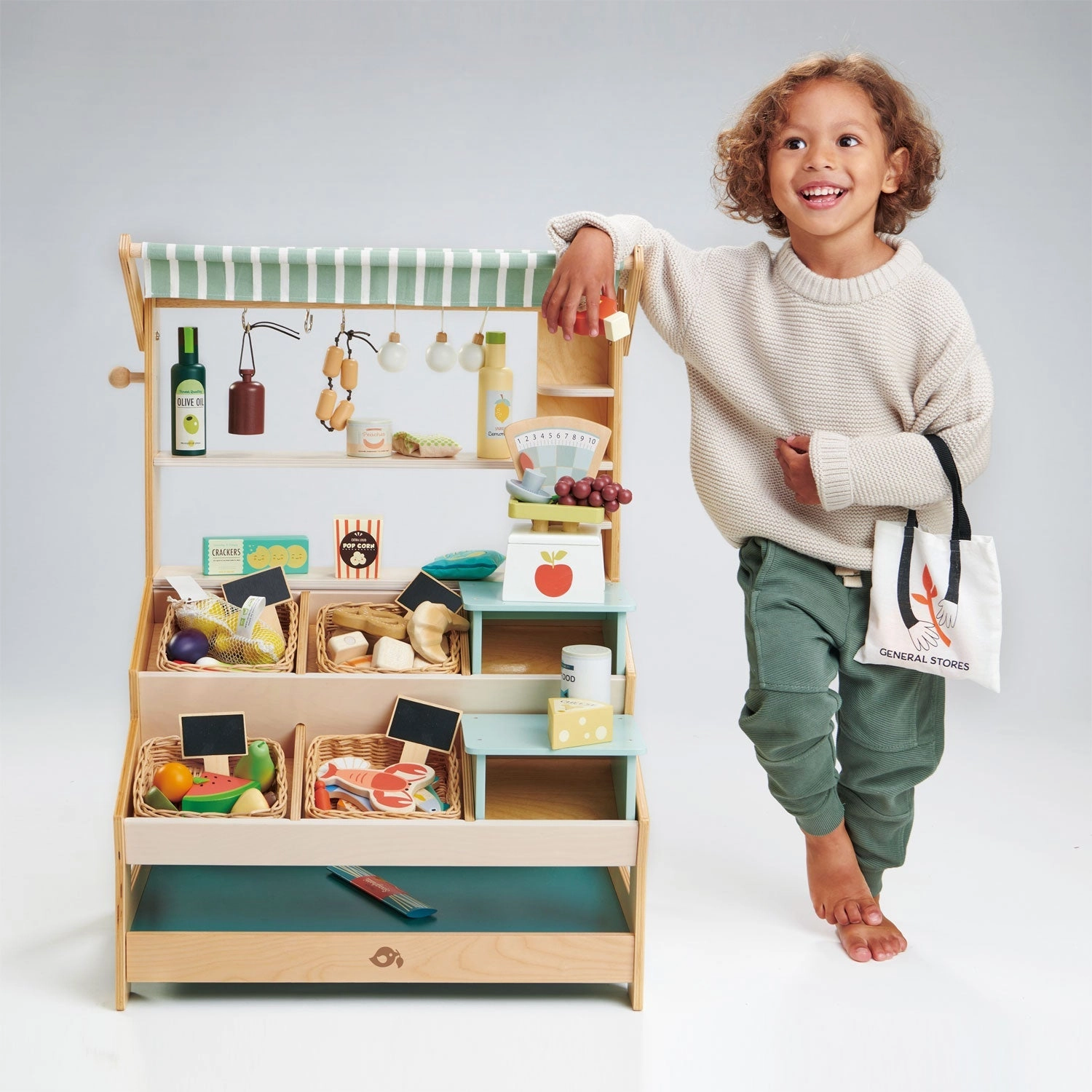 Fun for curious minds Fun-based learning Wooden Market Stall