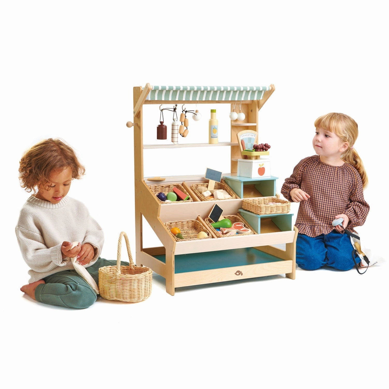 Wooden Market Stall Home learning tools