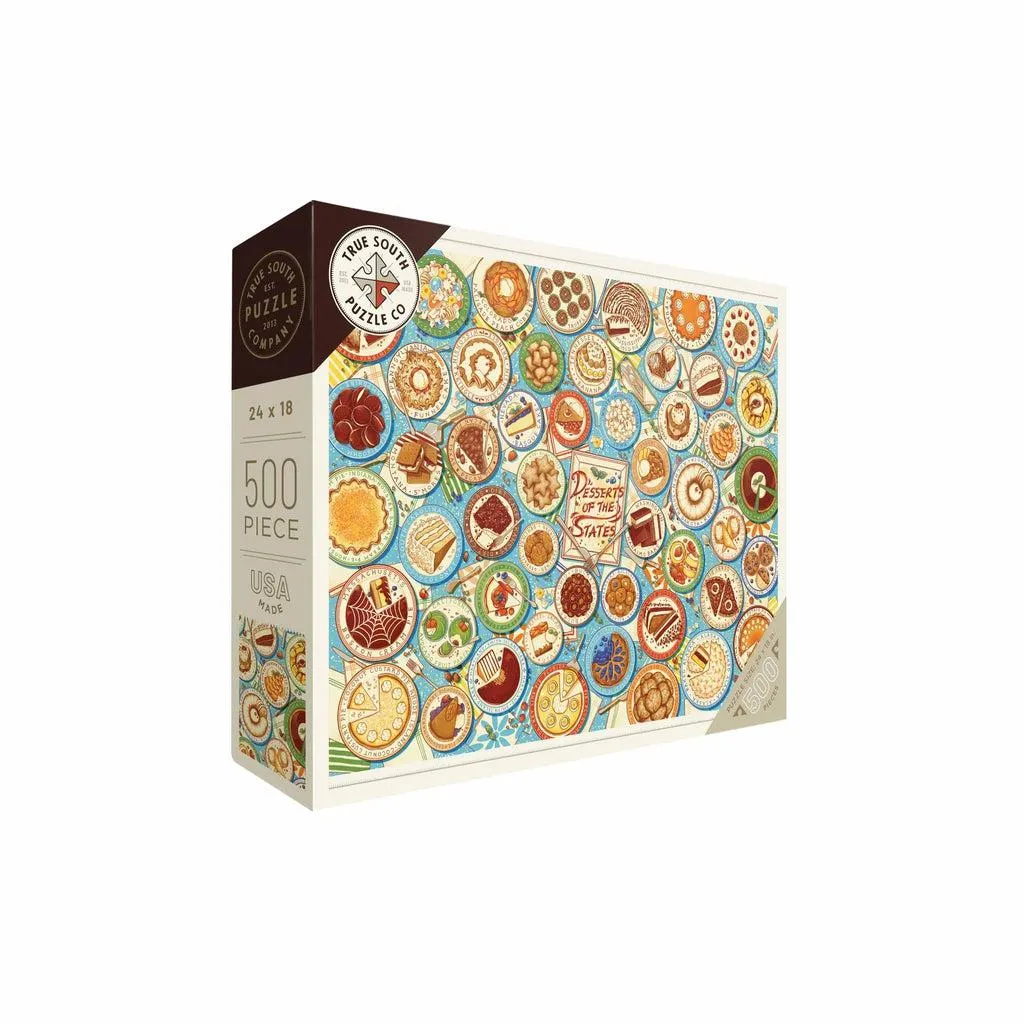 Imaginative play Brain boosters Desserts Of The States 500Pc