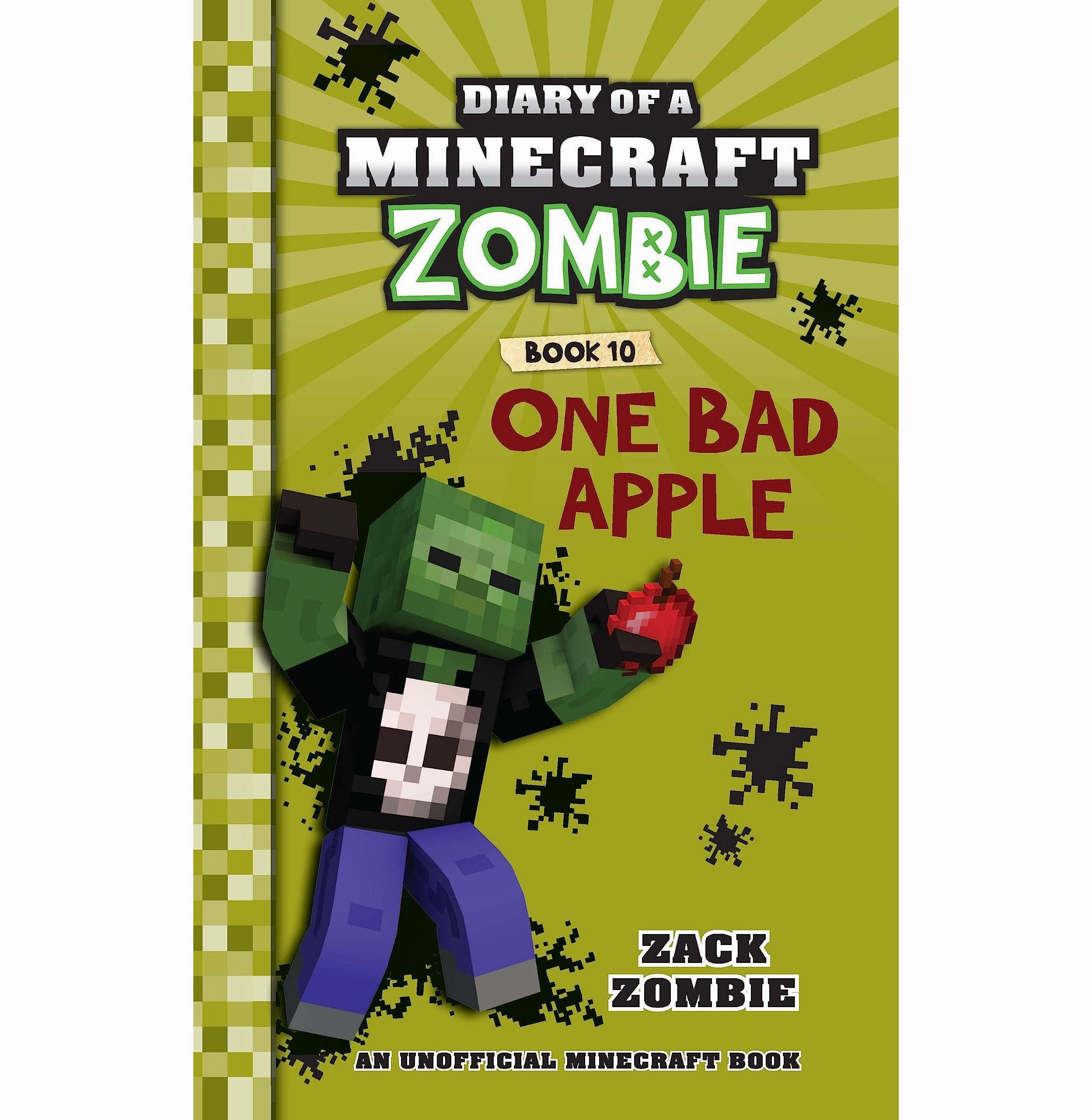 Diary Of A Minecraft Zombie #10: One Bad Apple(Pb Edition) Zack Zombie Smart kids gear Learn at home