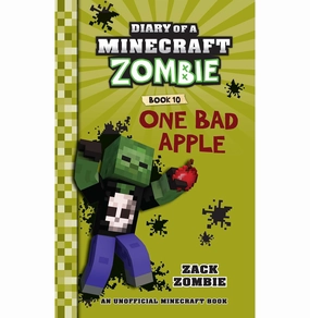 Diary Of A Minecraft Zombie #10: One Bad Apple(Pb Edition) Zack Zombie Smart kids gear Learn at home