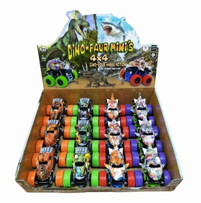 Dino-Faur Mini Friction Push N Go 4X4 Joyful learning Growing minds