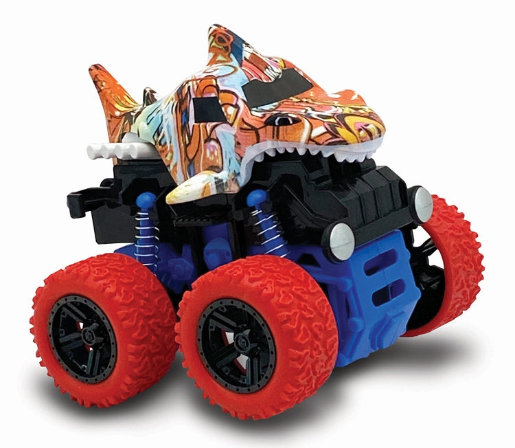 Mindful play Dino-Faur Mini Friction Push N Go 4X4