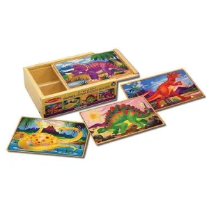 Dinosaurs Puzzles In A Box Learn at home