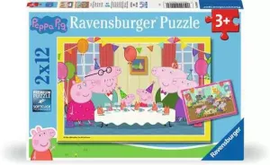 2 X 12 Pc Puzzle - Peppa Pig Moments of imagination Play-based education