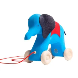 Preschool minds Otto The Elephant - Wooden Pull-Toy