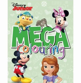 Young imaginations Disney Junior Mega Colouring : Colouring And Activity Book For Kids 3 To 10 Year Olds Parragon