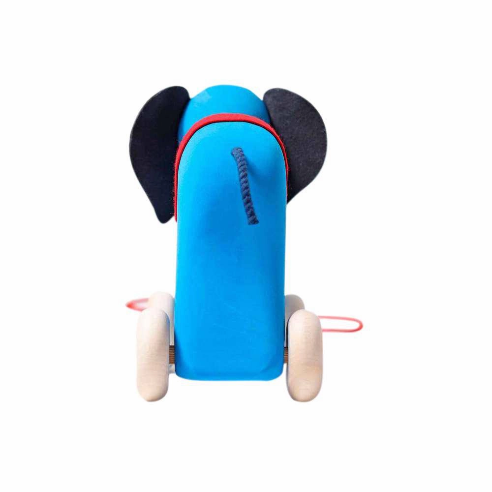 Otto The Elephant - Wooden Pull-Toy Young imaginations