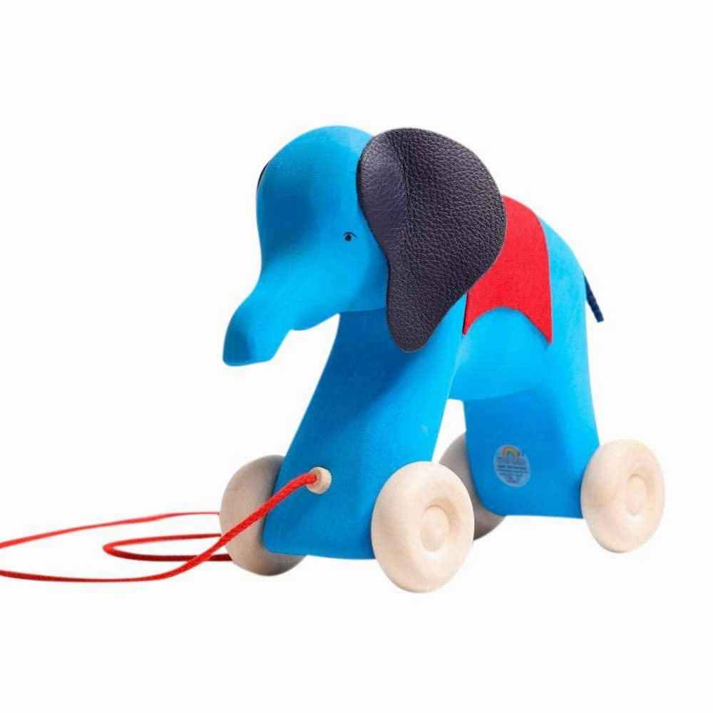 Preschool minds Otto The Elephant - Wooden Pull-Toy
