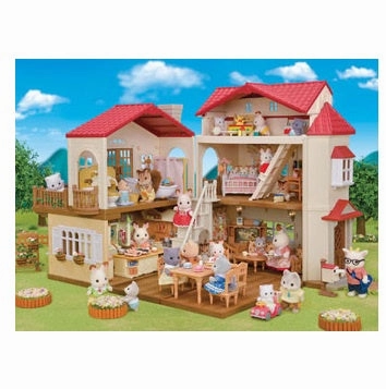 Red Roof Country Home With Attic Mindful play