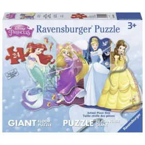 Smart & fun Little hands Disney Pretty Princesses 24Pc Floor Puzzle