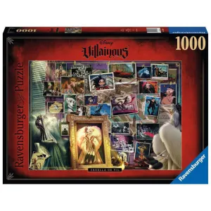Disney Villainous: Cruella De Vil 1000Pc Mindful play Happy hands