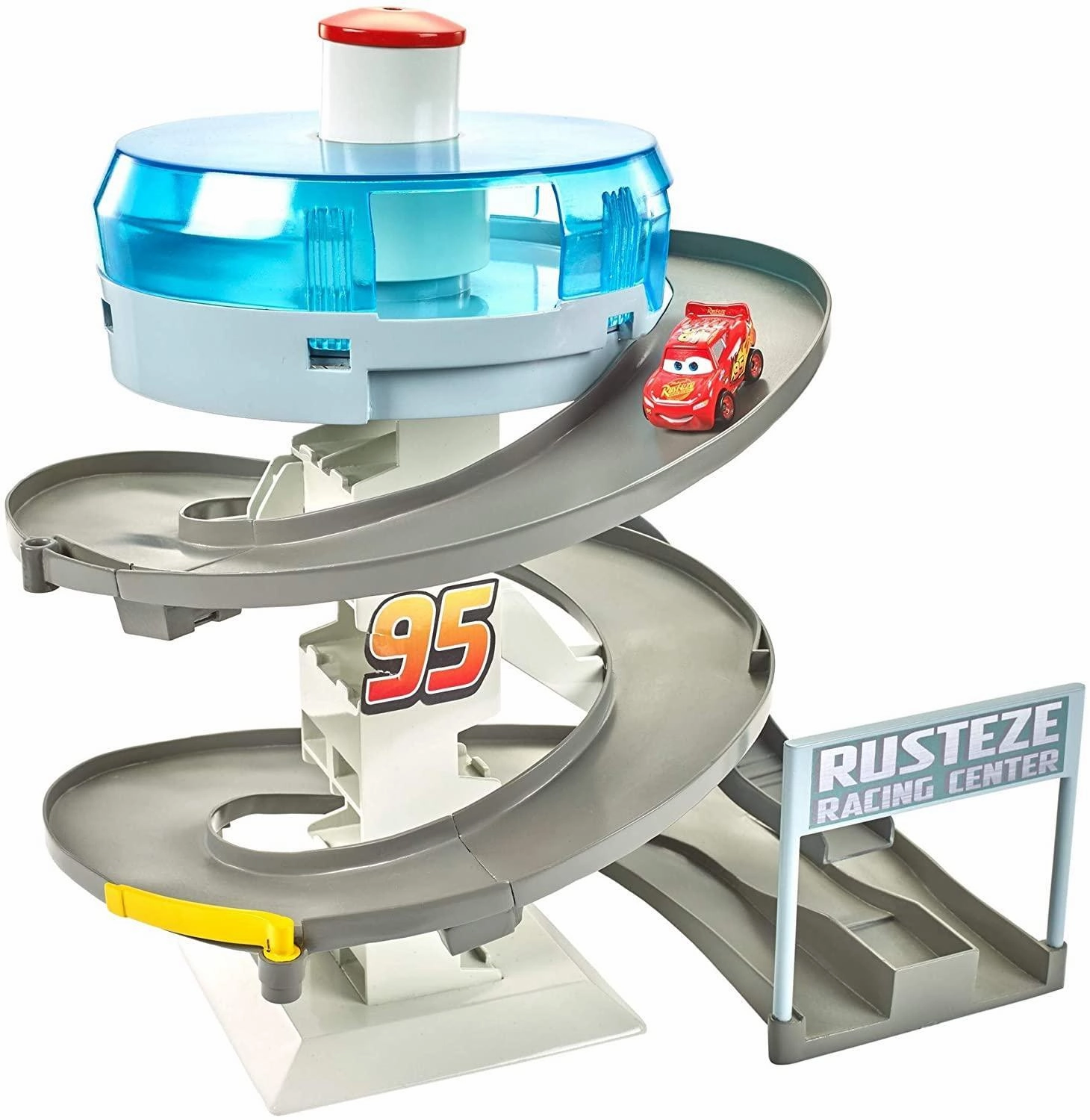 Disney Cars Fyn86 Movie Mini Spiral, Spinning Race Set Fun for curious minds Smart activities for young learners