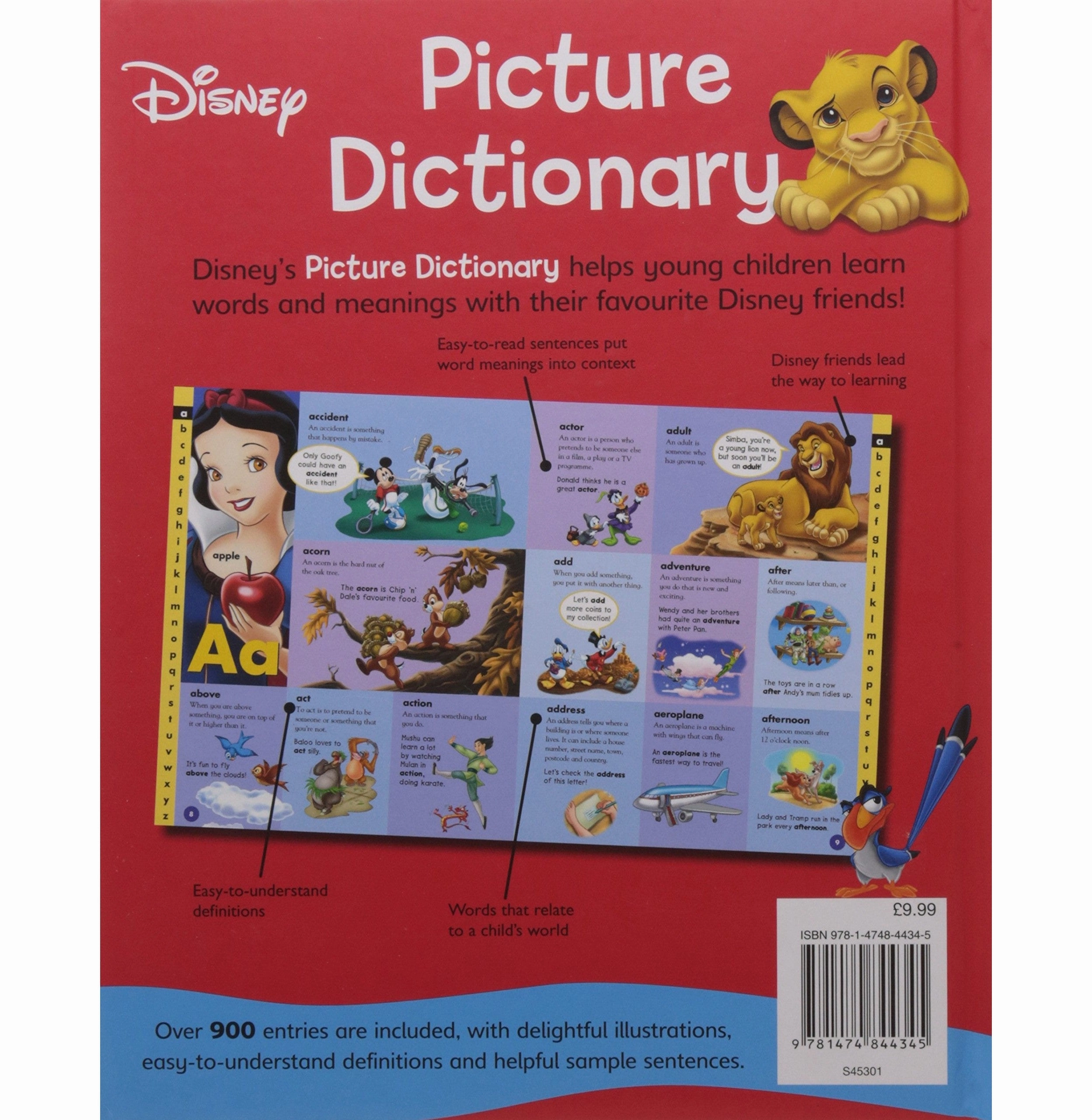 Play-based education Disney Picture Dictionary [Hardcover] Parragon