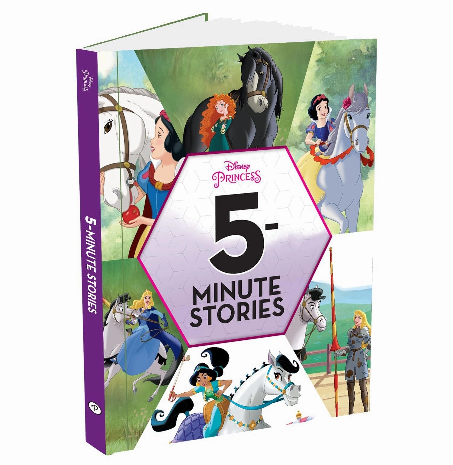 Disney Princess: 5:Minute Stories Book : Storybook For Kids : Princess Stories For Girls [Hardcover] Parragon Young minds at work