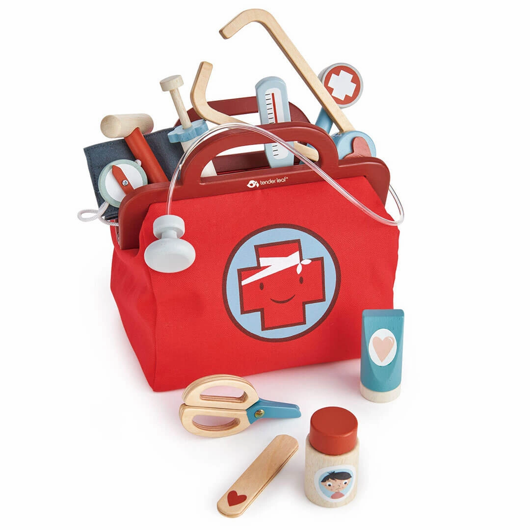 Thoughtful learning Growing minds Doctor'S Bag Wooden Play Set
