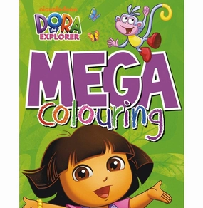 Smart little ones Dora The Explorer Mega Colouring [Paperback] Parragon
